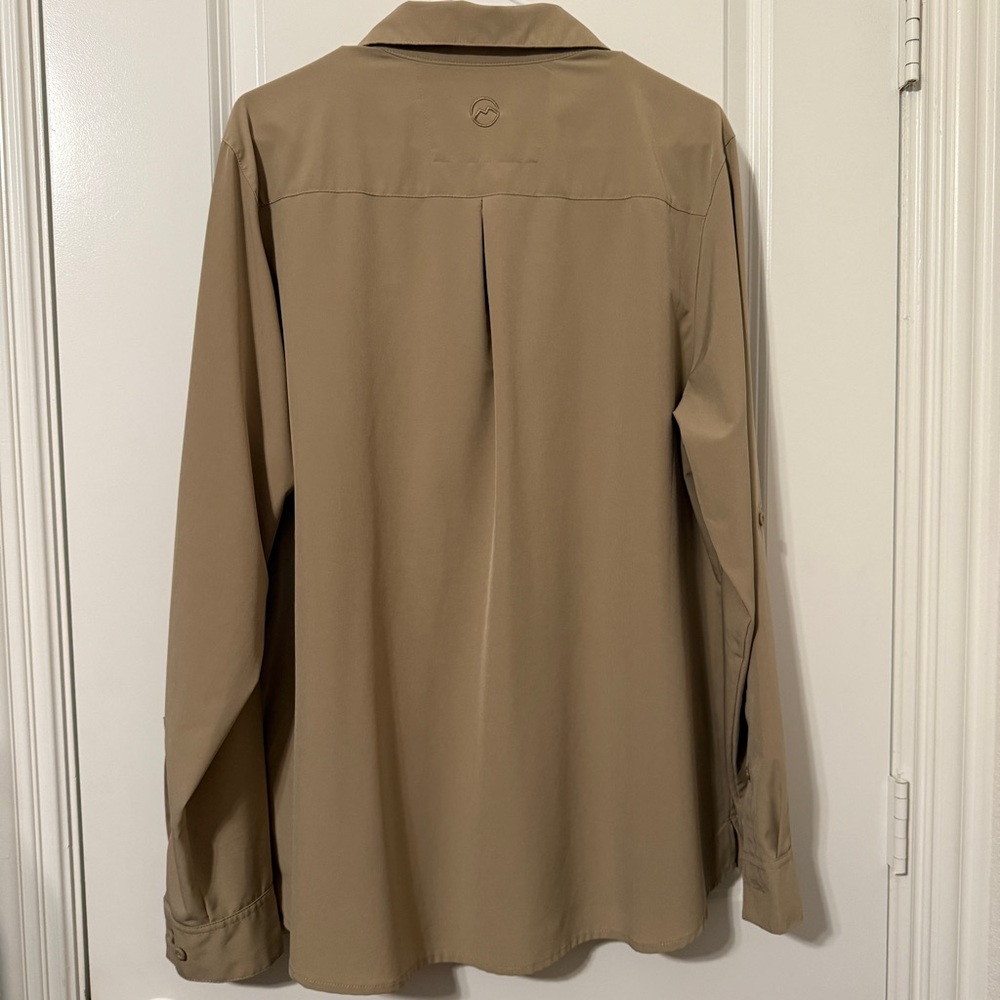 PTP 22.5” No-Fly-Zone Hiking Shirt XXL Khaki/Tan 🤎Insect Repellent Adventure - Picture 8 of 16